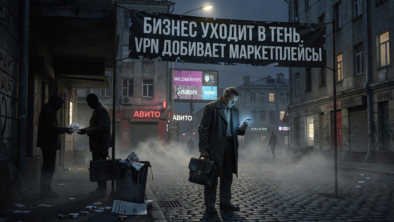 Бизнес уходит в тень. VPN добивает маркетплейсы