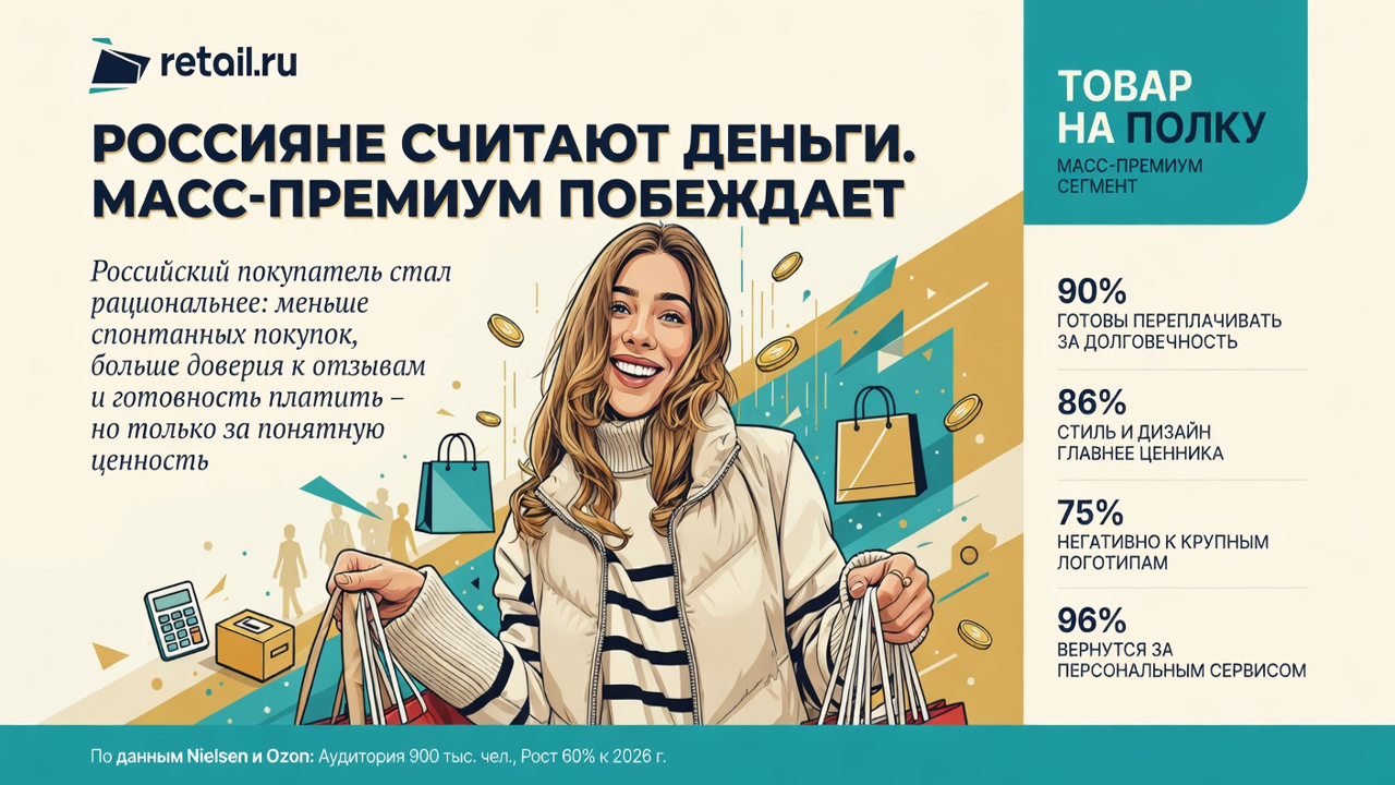Россияне считают деньги. Масс-премиум побеждает
