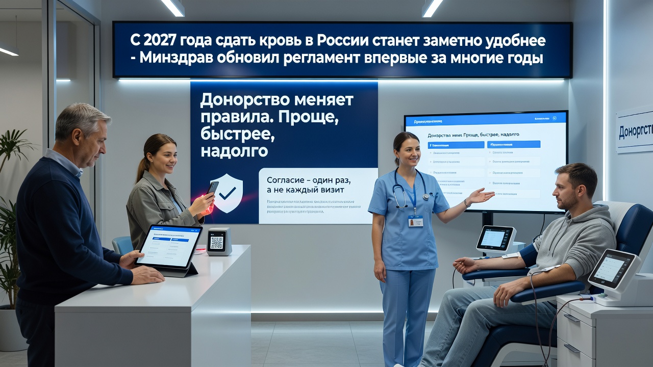Донорство меняет правила. Проще, быстрее, надолго