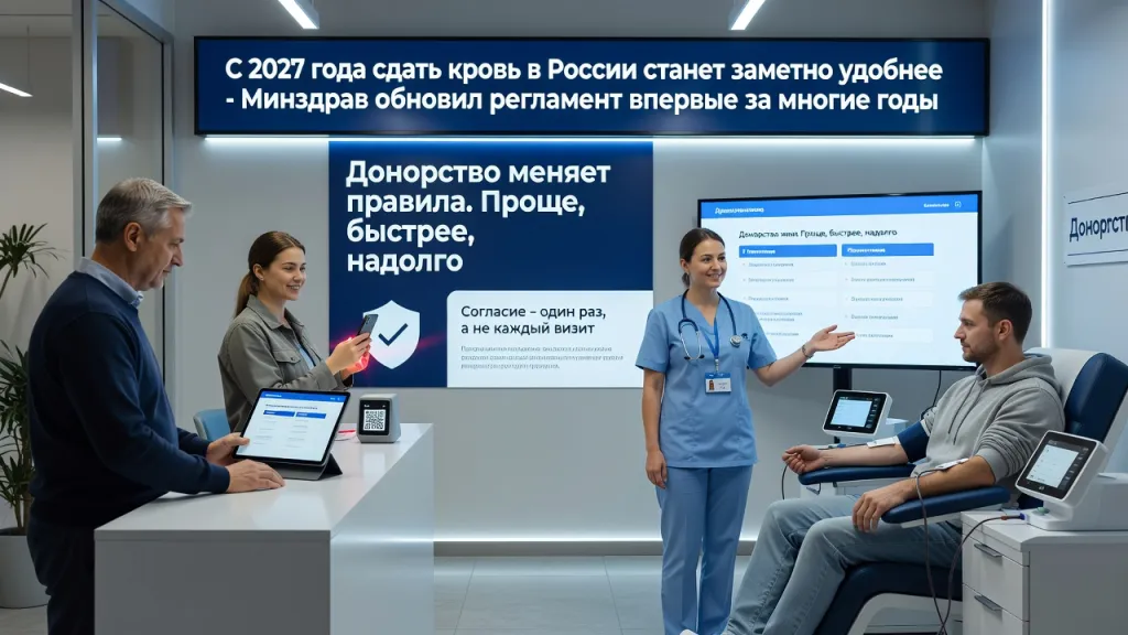 Донорство меняет правила. Проще, быстрее, надолго